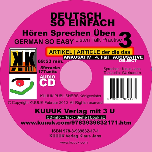 Cover von DEUTSCH SO EINFACH - HÖREN SPRECHEN ÜBEN - GERMAN SO EASY - LISTEN TALK PRACTISE